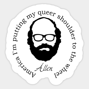 Allen Ginsberg Quotes Sticker